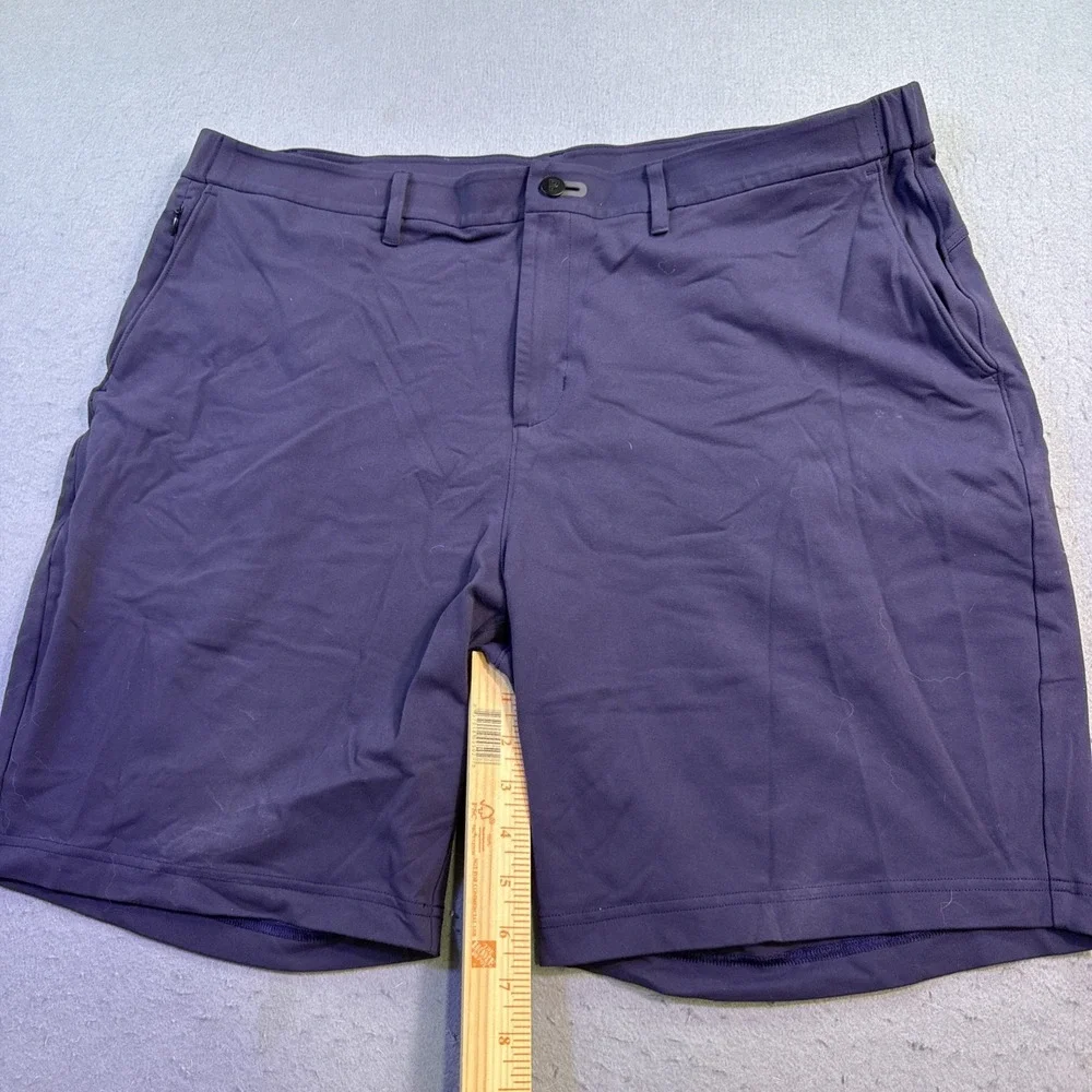 Public Rec All Day Every Day Men 40 Shorts BLACK Nylon Spandex Stretch Golf